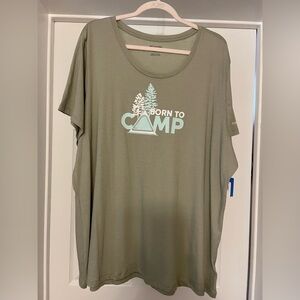 Columbia Daisy Days Graphic Tee. 3X. NWT